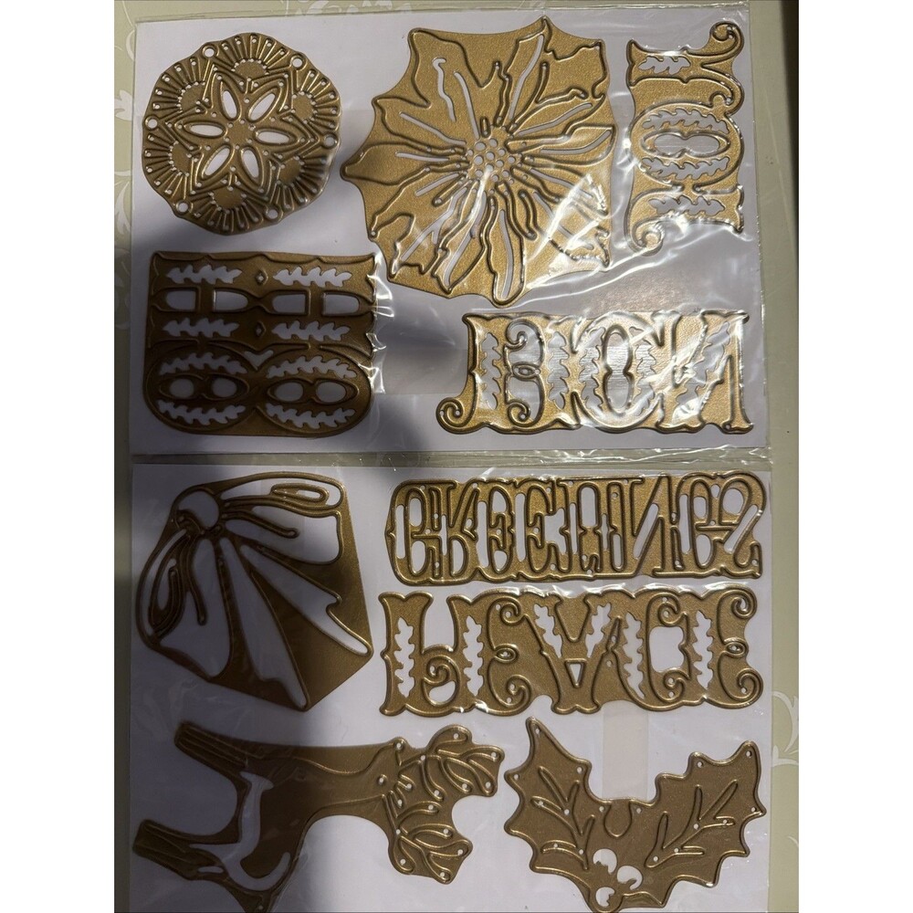 Anna Griffin HOLIDAY SEASONAL Cut & Emboss Dies ***NEW*** #466
